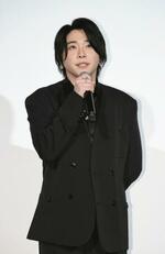 　舞台あいさつに登場した大森元貴＝東京都千代田区