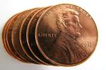 　米国の１セント硬貨（ロイター＝共同）