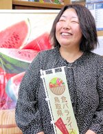 鳥取県の夏の魅力をアピールする高務本部長