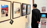 会員の個性豊かな作品が並ぶ会場