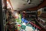 　５日、米カリフォルニア州の店舗で、地震により散乱した商品（Ｄｙｌａｎ　ＭｃＮｅｉｌｌ／Ｔｈｅ　Ｔｉｍｅｓ―Ｓｔａｎｄａｒｄ提供・ＡＰ＝共同）