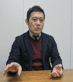 　インタビューに答えるりそな総合研究所主席研究員の荒木秀之さん＝２０２５年２月２６日