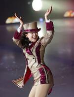 　アイスショー「ＢＥＹＯＮＤ」で演技する浅田真央さん＝２０２２年９月、滋賀県立アイスアリーナ
