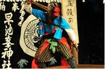 　岳神楽の「五穀舞」（撮影・森尻純夫）