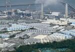　東京電力福島第１原発の敷地内に並ぶ処理水の保管タンク＝２０２４年８月