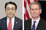 　赤沢経済再生相、ベセント米財務長官（ゲッティ＝共同）