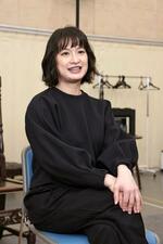 　「若村（麻由美）さんは幽霊なので、目の前にいても見えないふりをしなきゃいけない。すごく難しい」と話す門脇麦＝東京都新宿区