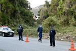 　女性の遺体が見つかった滋賀県米原市の現場付近＝３日午後４時６分