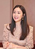 　「日本の皆さんは『冬のソナタ』の（ヒロイン）ユジンを想像以上に愛してくれた」と話すチェ・ジウ＝東京都新宿区