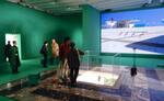 　ベネチア・ビエンナーレ国際建築展の日本館の展示＝８日、イタリア・ベネチア（共同）