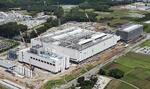 　建設中の台湾積体電路製造（ＴＳＭＣ）の工場＝８月、熊本県菊陽町