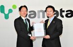 えるぼしの認定企業となったモア・コンフォートの山田社長（右）