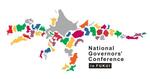 　福井県で８月に開かれた全国知事会議のロゴ（同県提供）