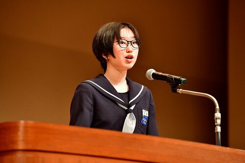 発表の様子（１１月８日、米子市公会堂）
