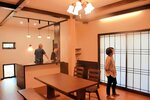 １階部分は施主が理想とした「京都の喫茶店のようなイメージ」を実現