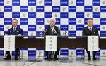 　宮城県警本部で行われた、女性保育士が遺体で見つかった事件に関する記者会見＝２６日午後、仙台市