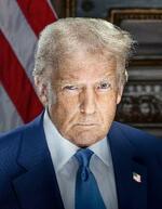 　トランプ次期米大統領の公式写真（トランプ氏政権移行チーム提供・共同）