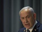 　イスラエルのネタニヤフ首相＝３月２７日、エルサレム（ＡＰ＝共同）