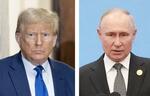 　トランプ米大統領（ゲッティ＝共同）、ロシアのプーチン大統領