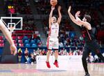 　Ａ東京戦でシュートを放つ千葉Ｊ・富樫＝有明コロシアム（（Ｃ）Ｂ．ＬＥＡＧＵＥ）