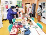 一堂に並んだ区民たちの力作