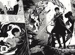 　週刊少年ジャンプで連載中の『カグラバチ』第１話より（☆（○の中に小文字のＣ）外薗健／集英社）