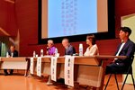 地蔵信仰と大山について今後の展望や可能性を語るパネリスト＝２６日、米子コンベンションセンター