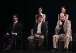 　（前列左から）染谷洸太、六角精児、斎藤司と出演者ら＝東京都千代田区