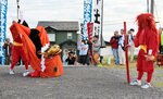 日本海を見下ろす長浜神社境内で、厳かに舞う〝本家〟鳥取の麒麟獅子舞