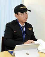 ＥＡＲＴＨの取り組みについて説明する島村英男さん＝２月２日、神戸市