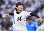 　オリックス戦に先発したロッテ・石川歩＝ＺＯＺＯマリン