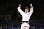 　パリ五輪の柔道男子６６キロ級で五輪２連覇を果たした阿部一二三＝２０２４年７月（共同）