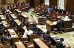 　企業・団体献金の扱いを巡り、議論が行われた衆院政治改革特別委＝２６日午後
