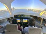 　日本航空機操縦士協会が所有するフライトシミュレーター（同協会提供）