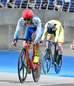 男子ポイントレース決勝で優勝した吉田奏太＝北九州メディアドーム