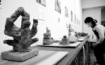 個性豊かなアート作品が並ぶ会場