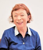 支え合いの世の中を訴える厨子さん＝鳥取市内