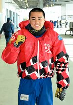 ２９日にプロデビュー戦を飾る長谷川さん＝３月２２日、福岡県柳川市のボートレーサー養成所（日本モーターボート競走会提供）