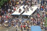　１９８０年５月２１日、韓国・光州でデモに参加する市民ら（イチャンソン撮影、５・１８記念財団提供＝共同）