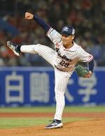 　広島戦で完封し今季初勝利を挙げたヤクルト・小川＝神宮