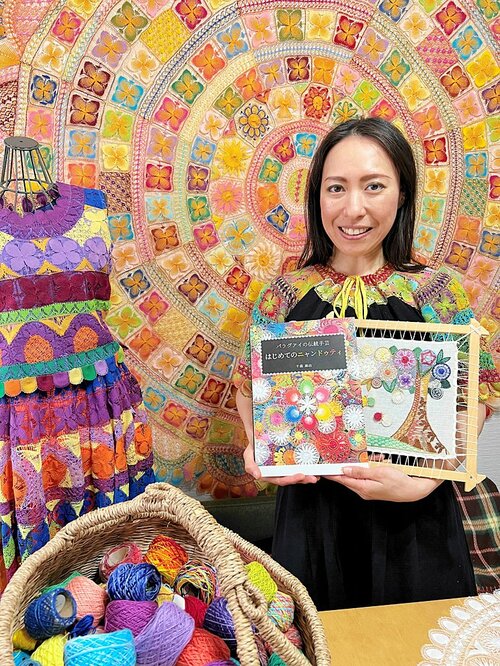 展示会を主催する千森さん