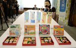  大会期間中に選手団に提供される鳥取尽くしの弁当＝２２日、鳥取県庁 