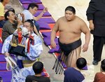 大相撲名古屋場所で敢闘賞と技能賞を初受賞した伯桜鵬。一層の活躍に期待が高まる＝ドルフィンズアリーナ