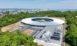 　仙台市の東北大構内に整備された次世代放射光施設「ナノテラス」（ＮａｎｏＴｅｒａｓｕ広報グループ提供）