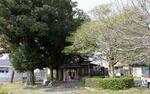 　８０年前、米軍の爆撃で児童３１人が犠牲となった福岡県朝倉市頓田地区。かつて森だった場所は現在は整備され公園になっている＝２０２５年３月２１日