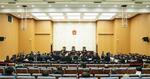 　中国浙江省温州市中級人民法院で行われた犯罪組織「明家」の幹部らの公判。同法院が１９日、「微博（ウェイボ）」の公式アカウントで公開した（共同）