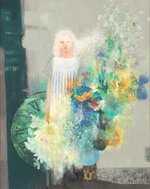 水野さんの受賞作
「きのうのきょうとアシタ」
（足立美術館提供）
