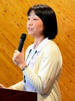 がんについて知見を語る平尾さん