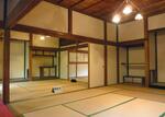 　栃木県日光市の旧日光田母沢御用邸の内部＝２０１５年９月