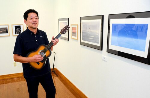 「作品から流れるメロディーを感じてほしい」と話す井上さん